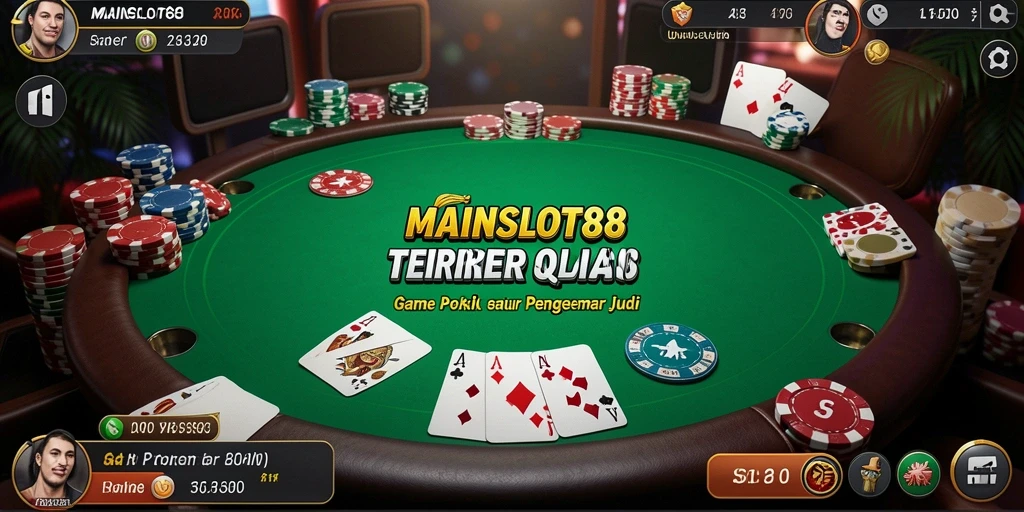 Tampilan gameplay Poker menarik dari MAINSLOT88.