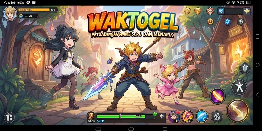 Tampilan menakjubkan dari gameplay WAKTOGEL yang penuh aksi.